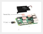 Комплект активного охлаждения для Raspberry PI 5 Active-Cooler-A