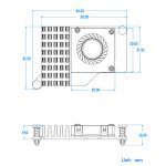 Комплект активного охлаждения для Raspberry PI 5 Active-Cooler-B