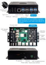 Комплект мини-компьютера для Raspberry Pi 5 Waveshare Module Box-A