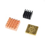 Комплект радиаторов с логотипом для Raspberry Pi