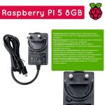 Комплект Raspberry Pi 5 (8GB) + корпус, активный радиатор охлаждения, блок питания 27Вт