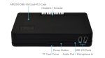 Корпус ARGON ONE V5 для Raspberry Pi 5, с двумя слотами M.2 NVMe PCIe