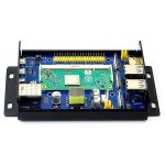 Металический корпус с платой расширения Raspberry PoE для вычислительного модуля Raspberry Pi