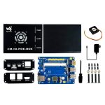 Металический корпус с платой расширения Raspberry PoE для вычислительного модуля Raspberry Pi