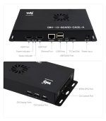 Металлический корпус (A) для платы ввода-вывода Raspberry Pi CM 4 IO Board