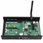 Металлический корпус (A) для платы ввода-вывода Raspberry Pi CM 4 IO Board