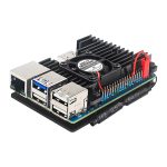 Металлический корпус для Orange Pi 3B с вентилятором