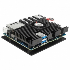 Металлический корпус для Orange Pi 5 Plus с вентилятором