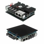 Металлический корпус для Orange Pi 5 Plus с вентилятором