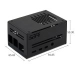 Металлический корпус для Raspberry Pi 4 с низкопрофильным охлаждающим вентилятором ICE Tower