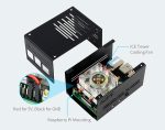 Металлический корпус для Raspberry Pi 4 с низкопрофильным охлаждающим вентилятором ICE Tower