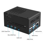 Металлический корпус для Raspberry Pi 4 с низкопрофильным охлаждающим вентилятором ICE Tower