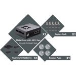 Металлический корпус Geeekpi для Orange Pi 5 Plus с активным охлаждением