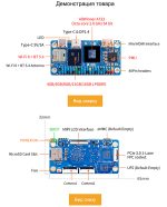Микрокомпьютер Orange Pi Zero 3W 12Gb