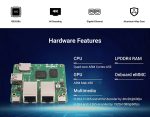 Микрокомпьютер RADXA E20С 2Gb RAM/16Gb eMMC