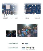 Микрокомпьютер ROCK5 Model B 4Gb Ram Blue Edition