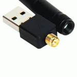 Mini 150M USB WiFi Wireless LAN 802.11 n/g/b Adapter with Antenna - Модуль Wi-Fi для Raspberry Pi с антенной