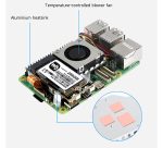Модуль PCIe M.2 тип (E) для Raspberry Pi 5, с активным радиатором
