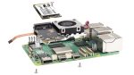 Модуль PCIe M.2 тип (E) для Raspberry Pi 5, с активным радиатором