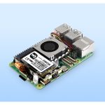 Модуль PCIe M.2 тип (E) для Raspberry Pi 5, с активным радиатором