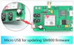 Модуль Raspberry PI SIM800 GSM/GPRS Add-on V2.0