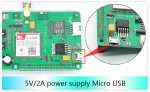 Модуль Raspberry PI SIM800 GSM/GPRS Add-on V2.0