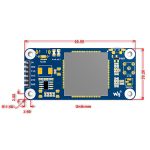 Модуль SIM7000E NB-IoT / eMTC / EDGE / GPRS / GNSS HAT для Raspberry PI