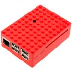 Multicomp Pi-BLOX Case - Red - Lego корпус красного цвета для Raspberry Pi