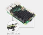 Низкопрофильный радиатор с креплениями для Raspberry Pi 5