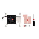 Низкопрофильный вентилятор охлаждения процессора для Raspberry Pi 4B / 3B + / 3B