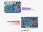 Одноплатный мини компьютер NanoPi M5 8Гб RAM в металлическом корпусе