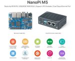 Одноплатный мини компьютер NanoPi M5 8Гб RAM в металлическом корпусе
