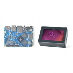 Одноплатный мини компьютер NanoPi M6 16Гб RAM со встроенным 3,5-дюймовым сенсорным дисплеем