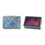 Одноплатный мини компьютер NanoPi M6 16Гб RAM со встроенным 3,5-дюймовым сенсорным дисплеем