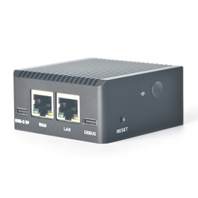 Одноплатный мини-компьютер NanoPi R2S Plus в корпусе