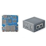 Одноплатный мини-компьютер NanoPi R2S Plus в корпусе