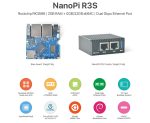 Одноплатный мини-компьютер NanoPi R3S 2Гб RAM 32Гб eMMC в металлическим корпусом