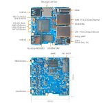 Одноплатный мини-компьютер NanoPi R5C 2Гб RAM/32Гб eMMC в металлическом корпусе