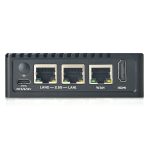 Одноплатный мини-компьютер NanoPi R5S-LTS 4Гб RAM/64Гб eMMC в металлическом корпусе