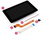 Официальный 7-IPS экран Raspberry Pi Touch Display 2, 720×1280, DSI интерфейс