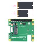 Официальный модуль Raspberry Pi PCIe M.2 HAT+ для Raspberry Pi 5