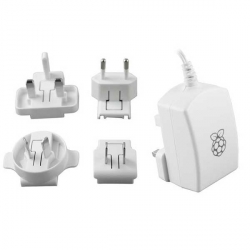 Оригинальный блок питания для Raspberry Pi3/Pi2 белого цвета