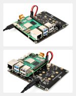 PCIE TO 4-CH NVME Board (B) - 4-х канальный адаптер M.2 для Raspberry Pi 5