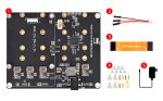 PCIE TO 4-CH NVME Board (B) - 4-х канальный адаптер M.2 для Raspberry Pi 5
