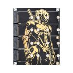 PCIE TO 4-CH NVME Board (B) - 4-х канальный адаптер M.2 для Raspberry Pi 5