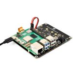 PCIE TO 4-CH NVME Board (B) - 4-х канальный адаптер M.2 для Raspberry Pi 5