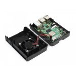 Пластиковый корпус для Raspberry Pi 4 охлаждающим вентилятором и док-станцией