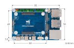 Плата адаптера CM5 - для Raspberry Pi 5 с встроенным аудиоразъёмом и поддержкой подключения микрофона