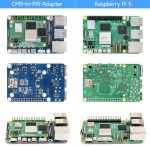 Плата адаптера CM5 - для Raspberry Pi 5 с встроенным аудиоразъёмом и поддержкой подключения микрофона