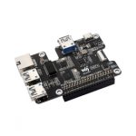 Плата PCIe c гигабитным Ethernet и USB 3.2 Gen1 для Raspberry Pi 5